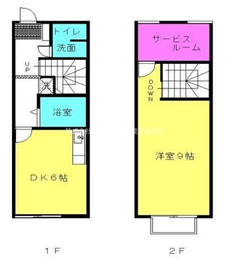 ＪＲ指宿枕崎線 慈眼寺駅 徒歩5分 2階建 築20年(1DK/1階)の間取り写真
