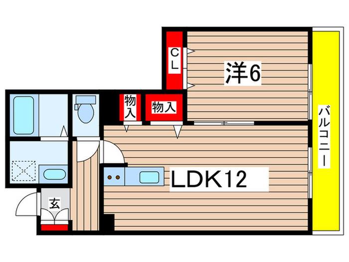 LANAI HOUSE 393 LAULE`A(1LDK/1階)の間取り写真