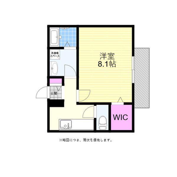 ADO MAISON(1K/2階)の間取り写真