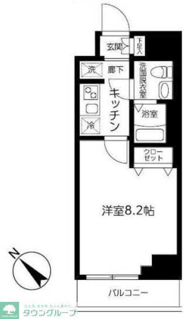 アイル プレミアム東京押上ノース(1K/5階)の間取り写真