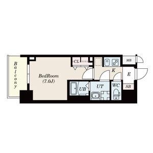 S-RESIDENCE名駅ノース(1K/7階)の間取り写真