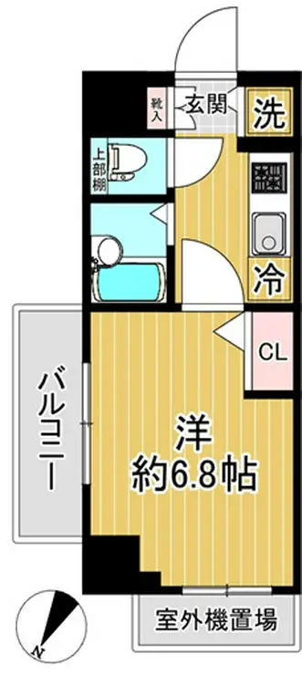 フェニックス横濱関内BAY MARKS 6階階 間取り