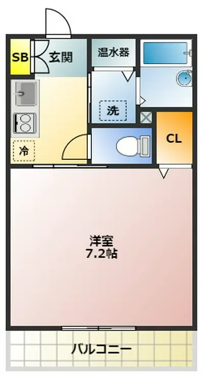 フォレハウス西台 1階階 間取り