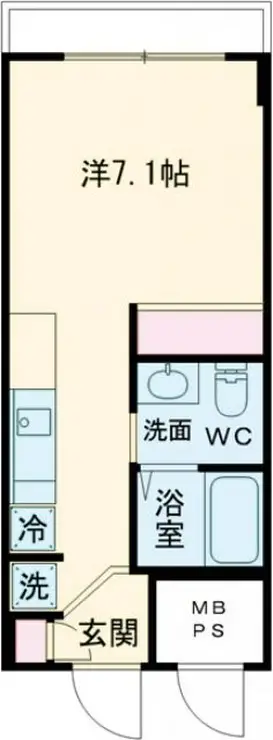 メゾンサンシャイン 12階階 間取り