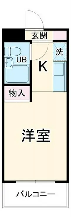 スカイコート宮崎台第2 2階階 間取り
