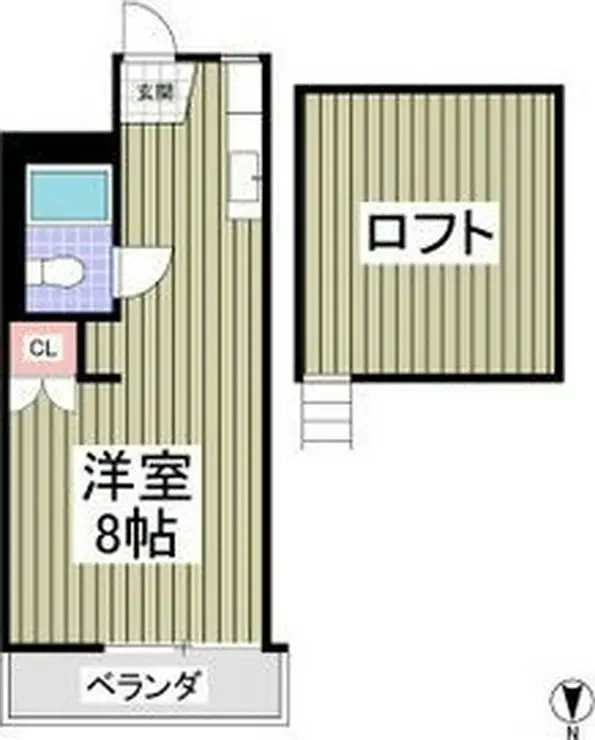 ロフティCP 2階階 間取り