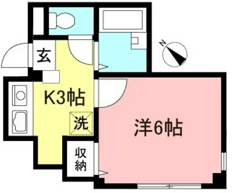 アネックススギモト 1階階 間取り