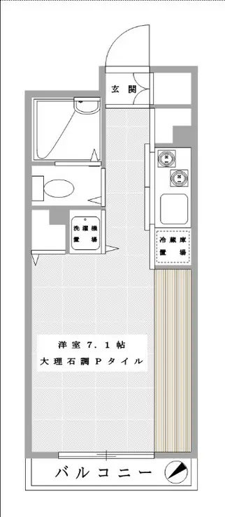 プレサージュ横浜 5階階 間取り