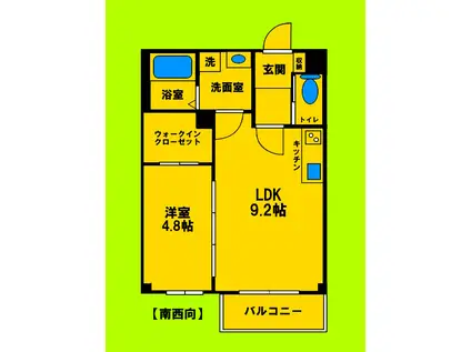 ナット ショウジャク-NUT SYOJAKU-(1LDK/1階)の間取り写真