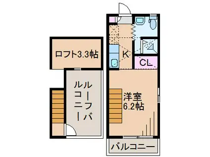 ダイユー41番館(1K/3階)の間取り写真