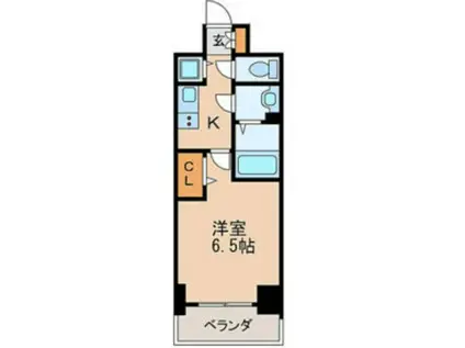 プレサンス丸の内レジデンスIII(1K/12階)の間取り写真