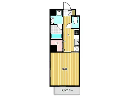 SORA BLDG(1K/3階)の間取り写真