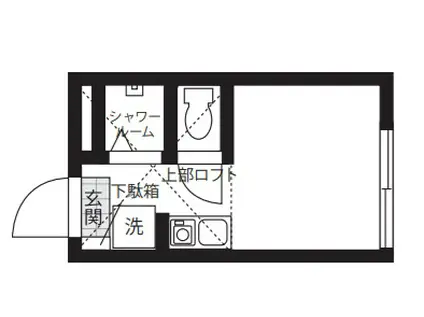 SPILYTUS目黒(ワンルーム/2階)の間取り写真