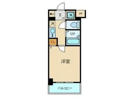 スカイコート大森第5(1K/7階)の間取り写真