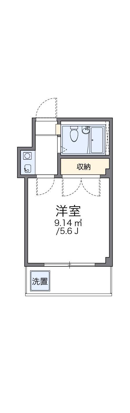 レオパレス春吉(1K/3階)の間取り写真