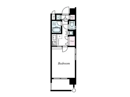 エンクレスト吉塚(1K/5階)の間取り写真