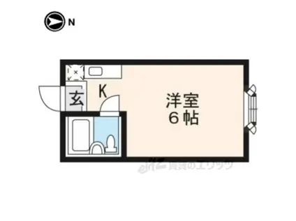 サニーハイツ(1K/1階)の間取り写真