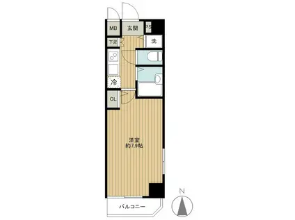 フェニックス本郷東大前(1K/5階)の間取り写真