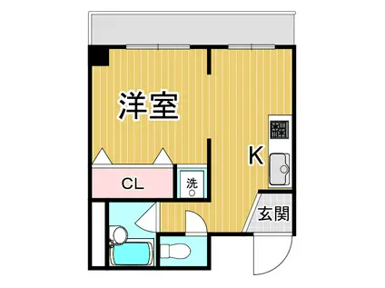 ネクステージ塚口本町(1K/3階)の間取り写真