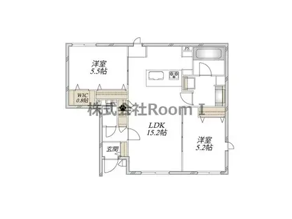 大阪市鶴見区横堤2丁目ヘーベル(2LDK/1階)の間取り写真