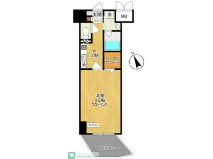 MARUEI 6(1K/7階)の間取り写真