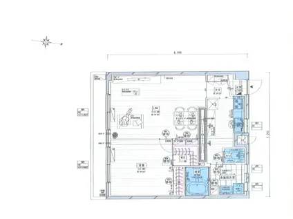 マンションニュー池尻(1LDK/7階)の間取り写真