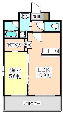 リブラ久和(1LDK/3階)の間取り写真