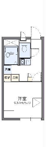 レオパレスセゾンブラン三郷(1K/1階)の間取り写真