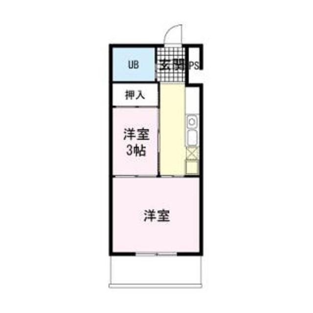 AXIS BLD 6(2K/3階)の間取り写真