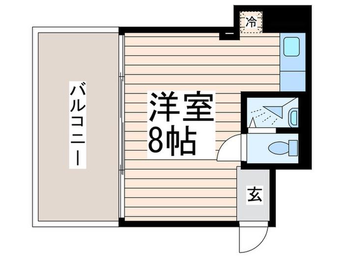 大成江古田マンション(ワンルーム/3階)の間取り写真