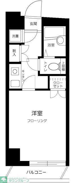 菱和パレス九段(1K/3階)の間取り写真