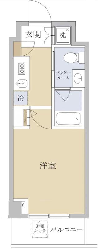 メインステージ押上II(1K/3階)の間取り写真