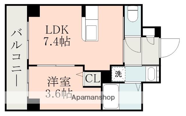 ピネータ天保山(1LDK/2階)の間取り写真