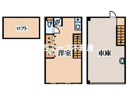 REVE G S HOUSE(ワンルーム/1階)の間取り写真