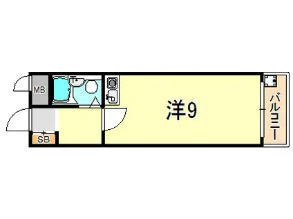 ラフラタニテ(ワンルーム/3階)の間取り写真