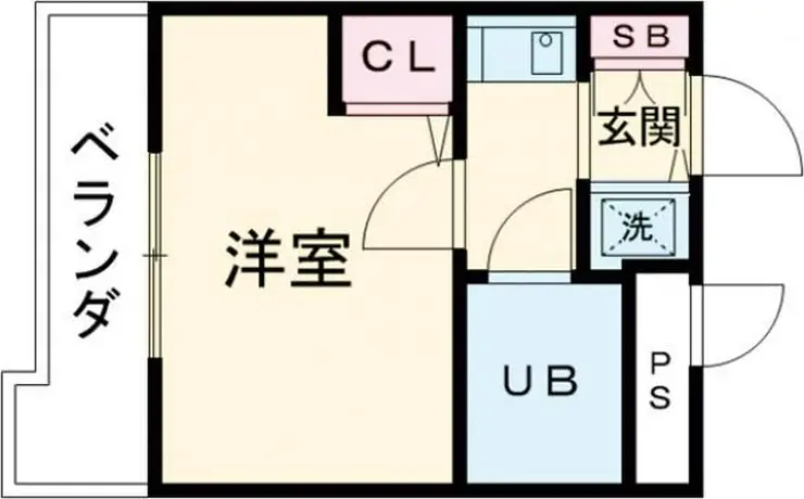 ジョイフル西荻窪七番館 5階階 間取り