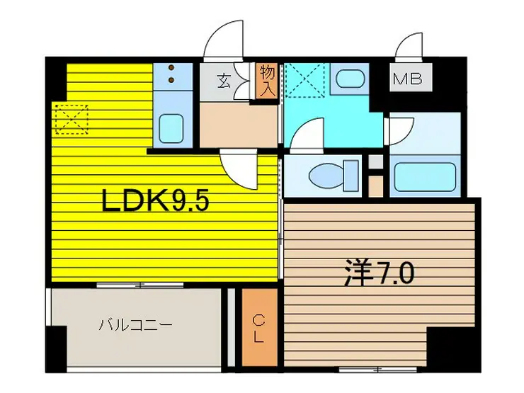 ソアラノーム北浦和 5階階 間取り