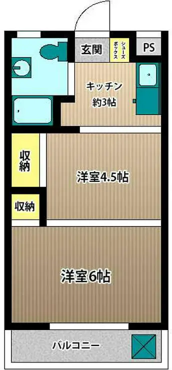 行徳マンション 4階階 間取り