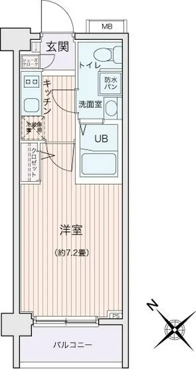 エコロジー都立大学レジデンス 3階階 間取り