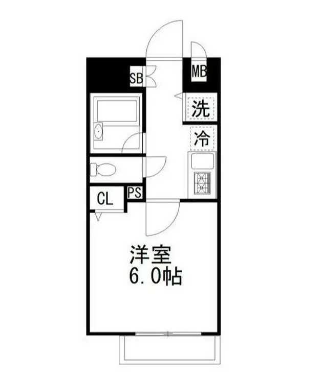 パレステュディオシンシア文京千石 7階階 間取り