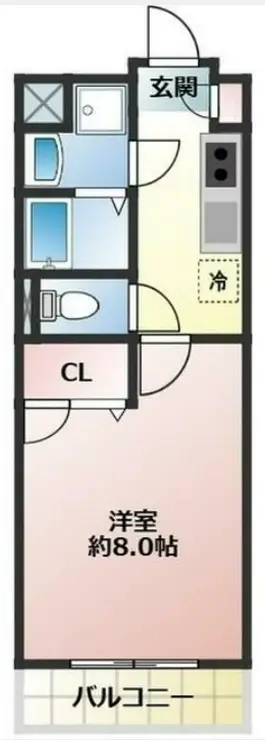 フローレンスFG 1階階 間取り