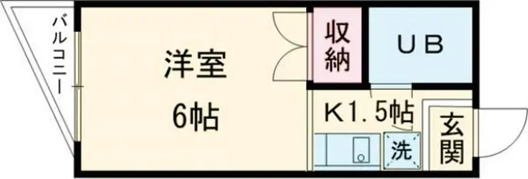 マンションF 3階階 間取り