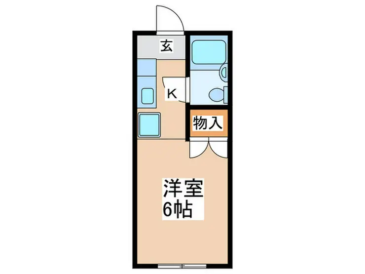 第2ヒカリハイツ 1階階 間取り