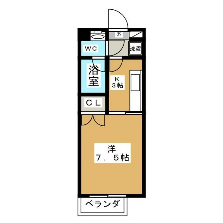 自由が丘クレスト 1階階 間取り