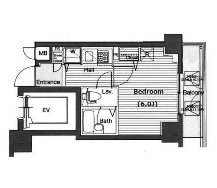 ガラ・ステーション四谷三丁目 10階階 間取り