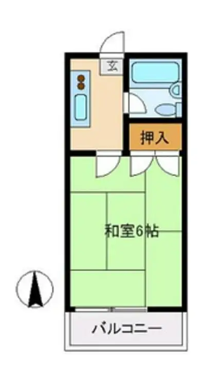 ハイム吉野 2階階 間取り