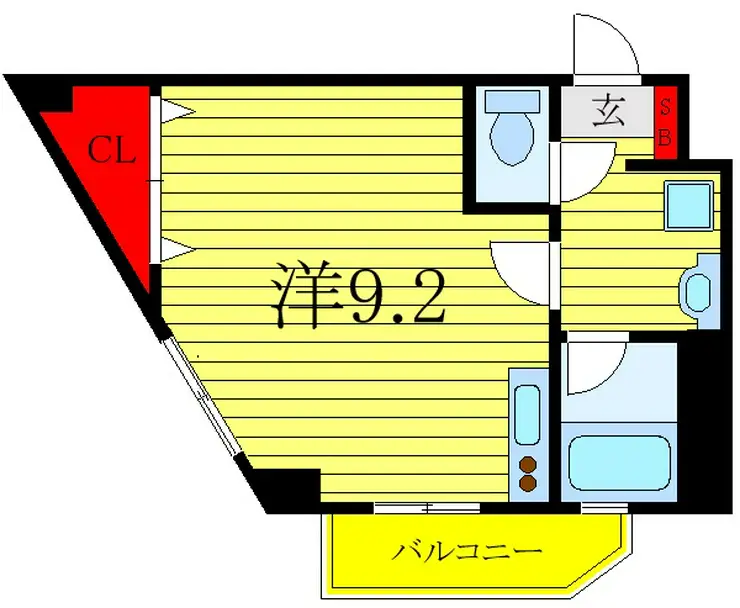 三和駒込 4階階 間取り