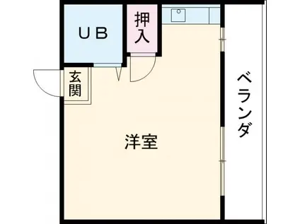 コート紙町III(ワンルーム/2階)の間取り写真