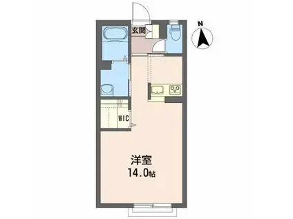 シャーメゾンYS A(ワンルーム/2階)の間取り写真