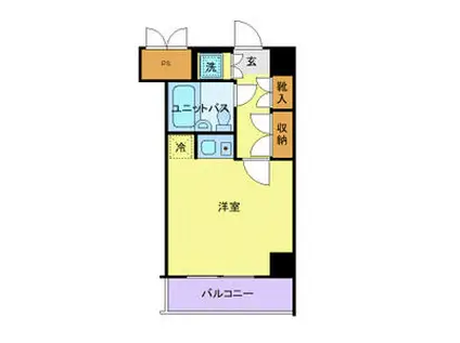 PAL中野ビル(ワンルーム/3階)の間取り写真